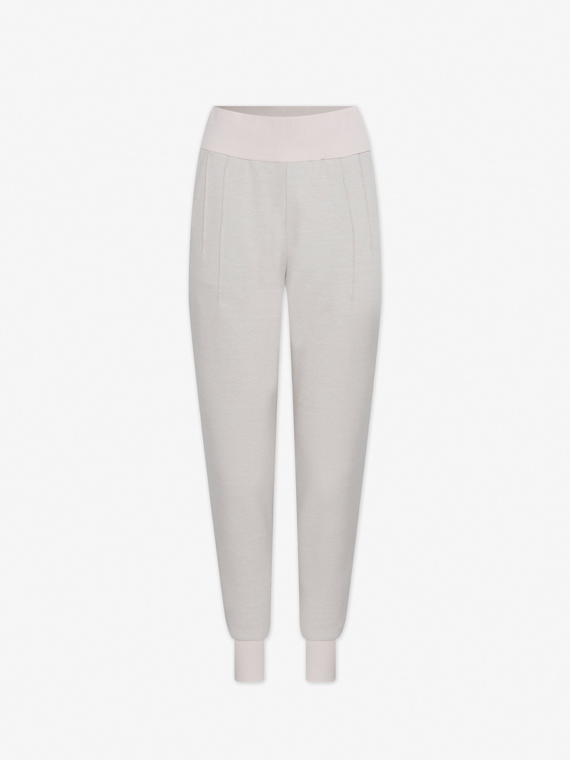 Ribbed Joggers - Taupe – West + Wade Boutique