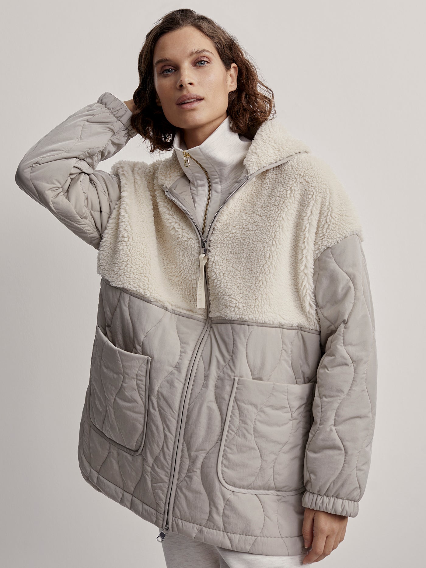 Varley Derry Quilt Sherpa Jacket