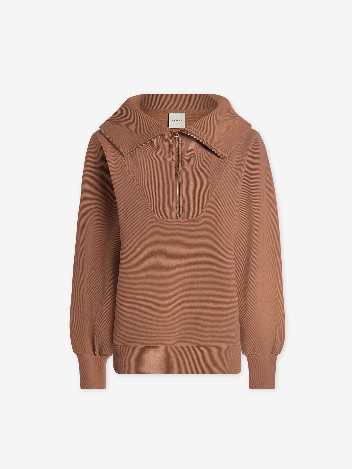 Varley Taupe Marl Yates Half Zip Pullover – Mod and Proper