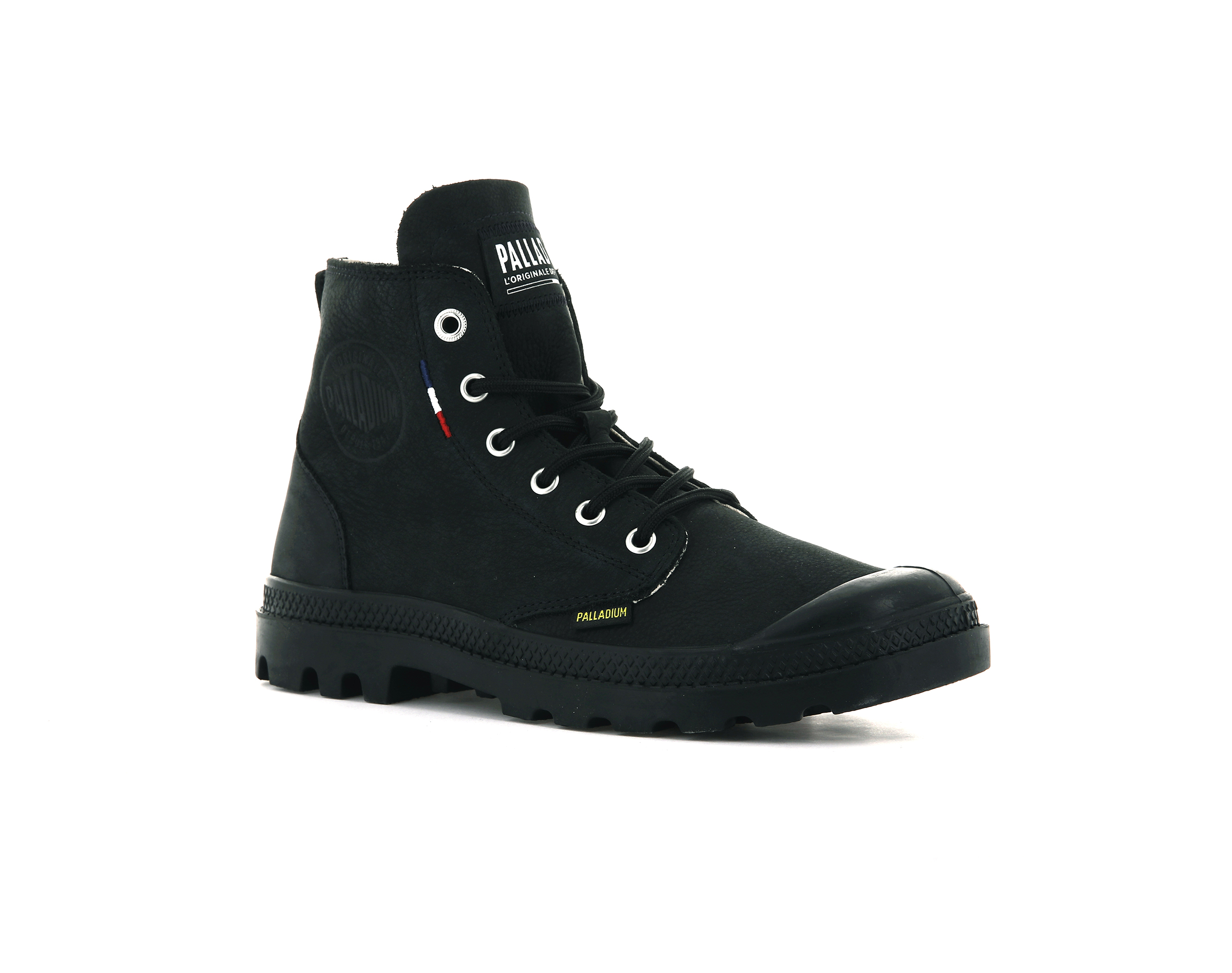 77076-008-M | PAMPA HI UL LEATHER II | BLACK/BLACK