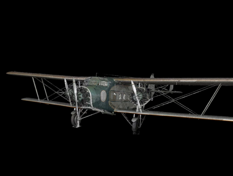 3D point cloud of plane