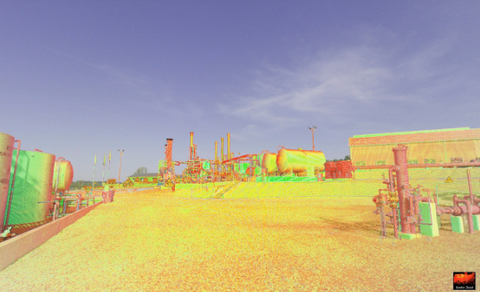 warehouse point cloud