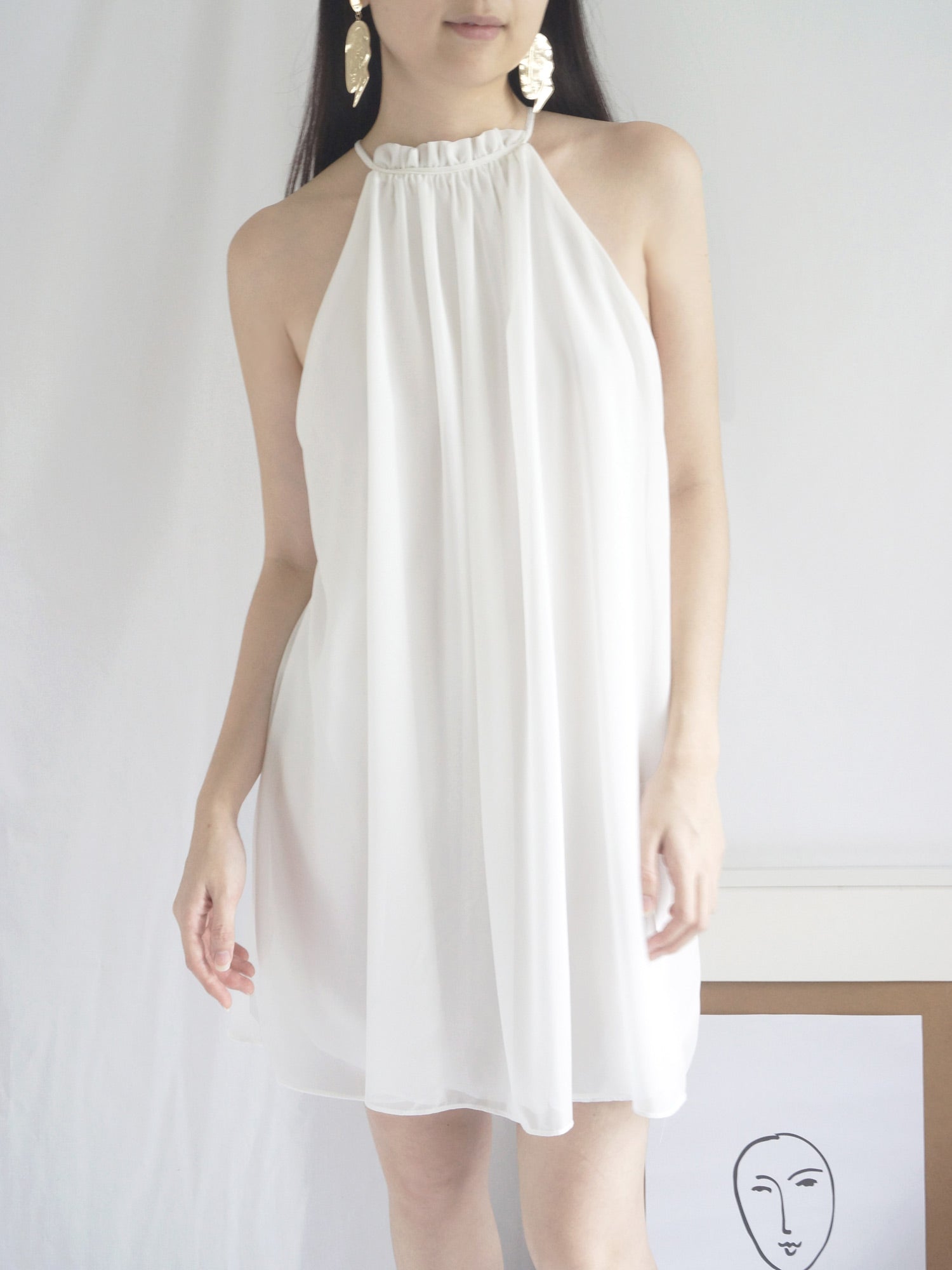 Aria Dress - White – Gabi The Label