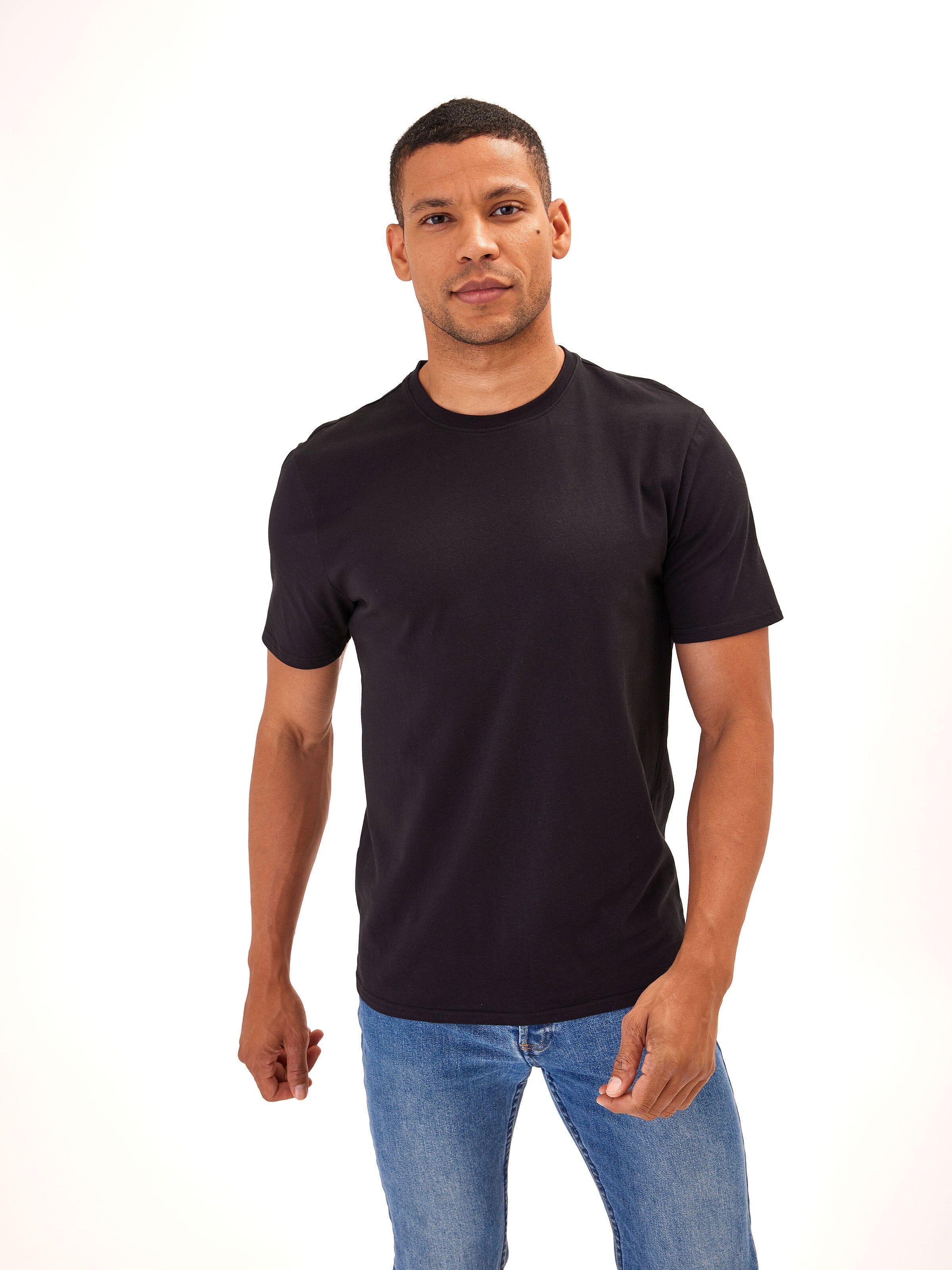 Men's Invincible Short Sleeve Crew in Heather Grey – Threads 4 Thought