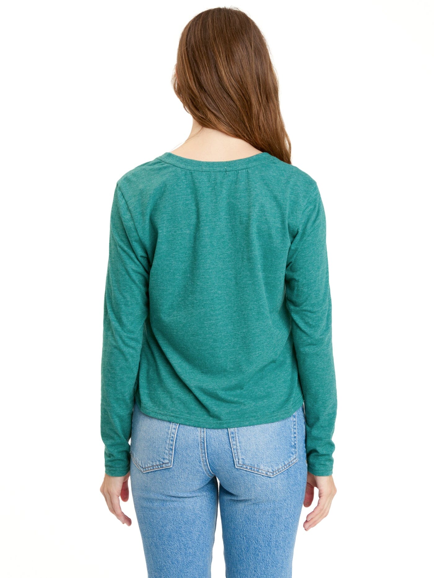 Ada Triblend Long Sleeve V-Neck Tee Womens Tops Long Threads 4 Thought 