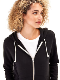 Triblend Zip Hoodie Womens Outerwear Sweatshirt Threads 4 Thought 