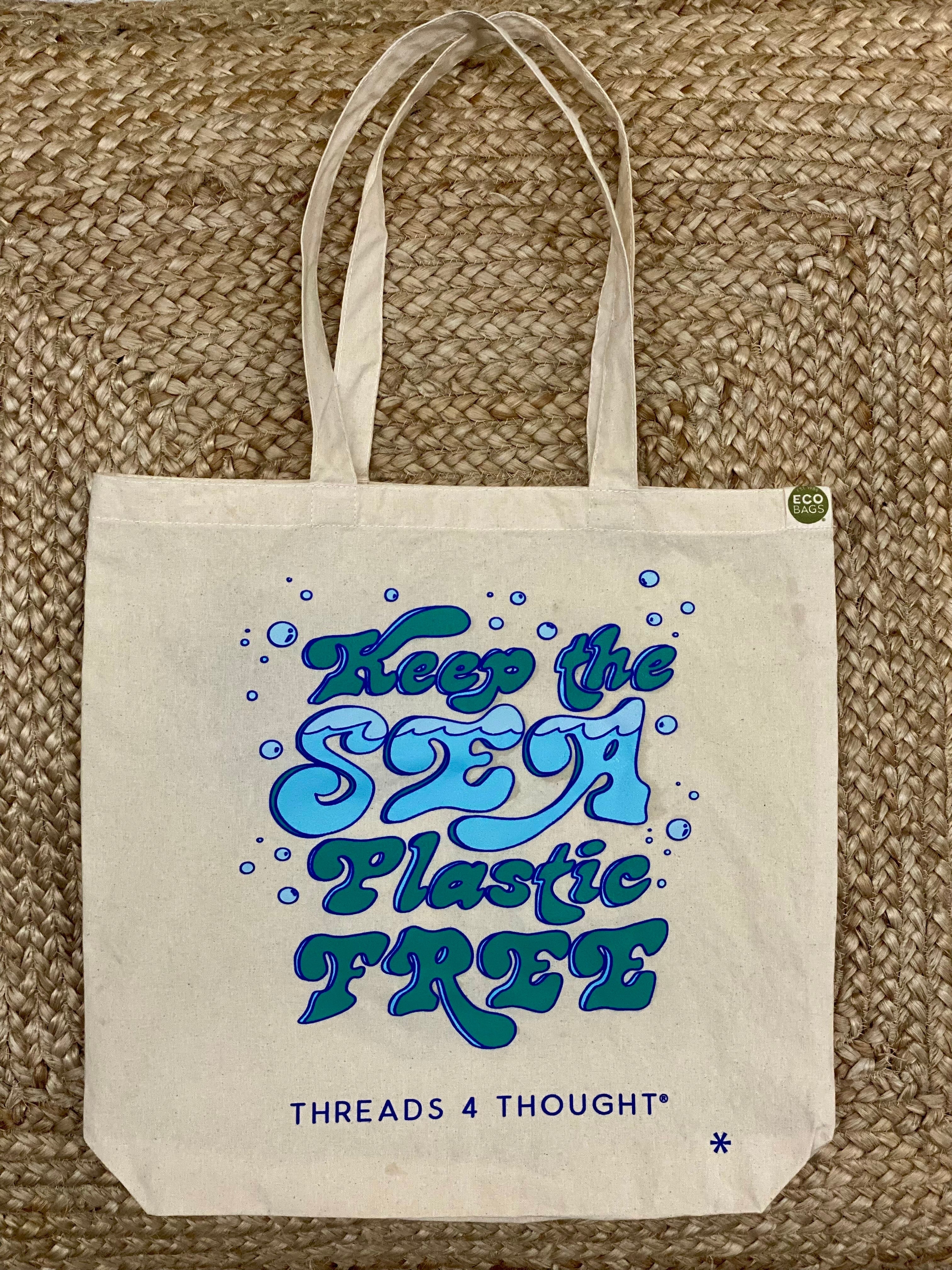 Keep The Sea Plastic Free Tote Accessories Tote Threads 4 Thought 