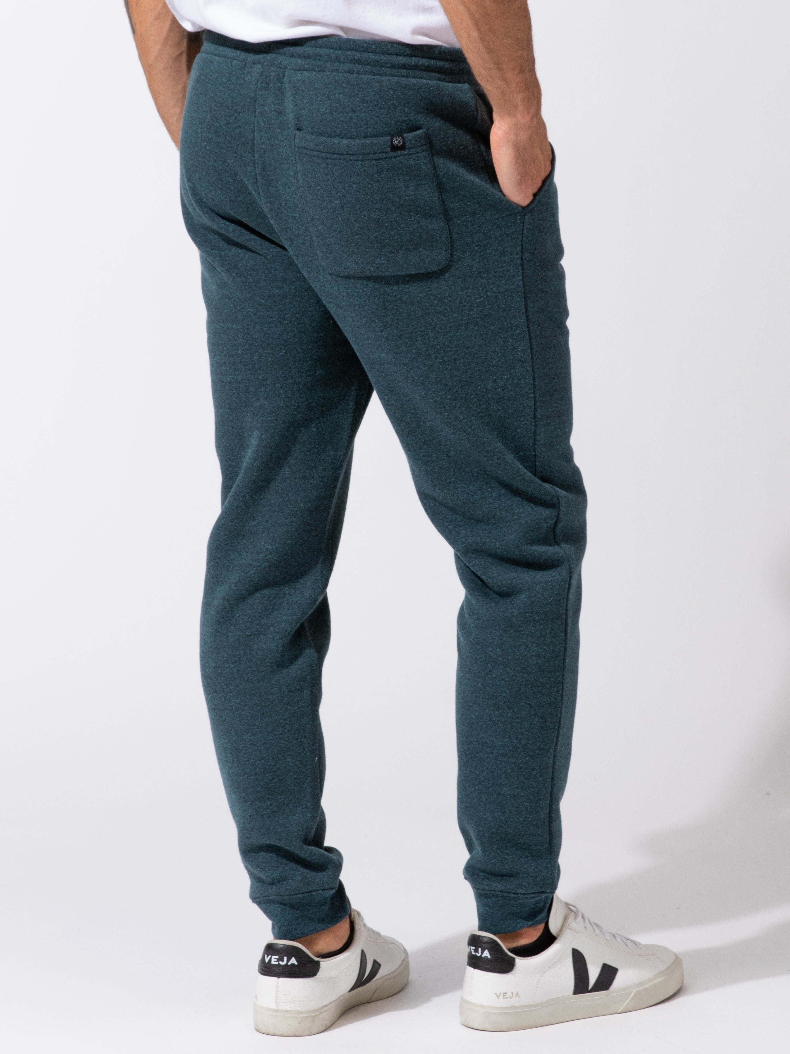 Slim Fit Triblend Jogger in Heather Black – Threads 4 Thought