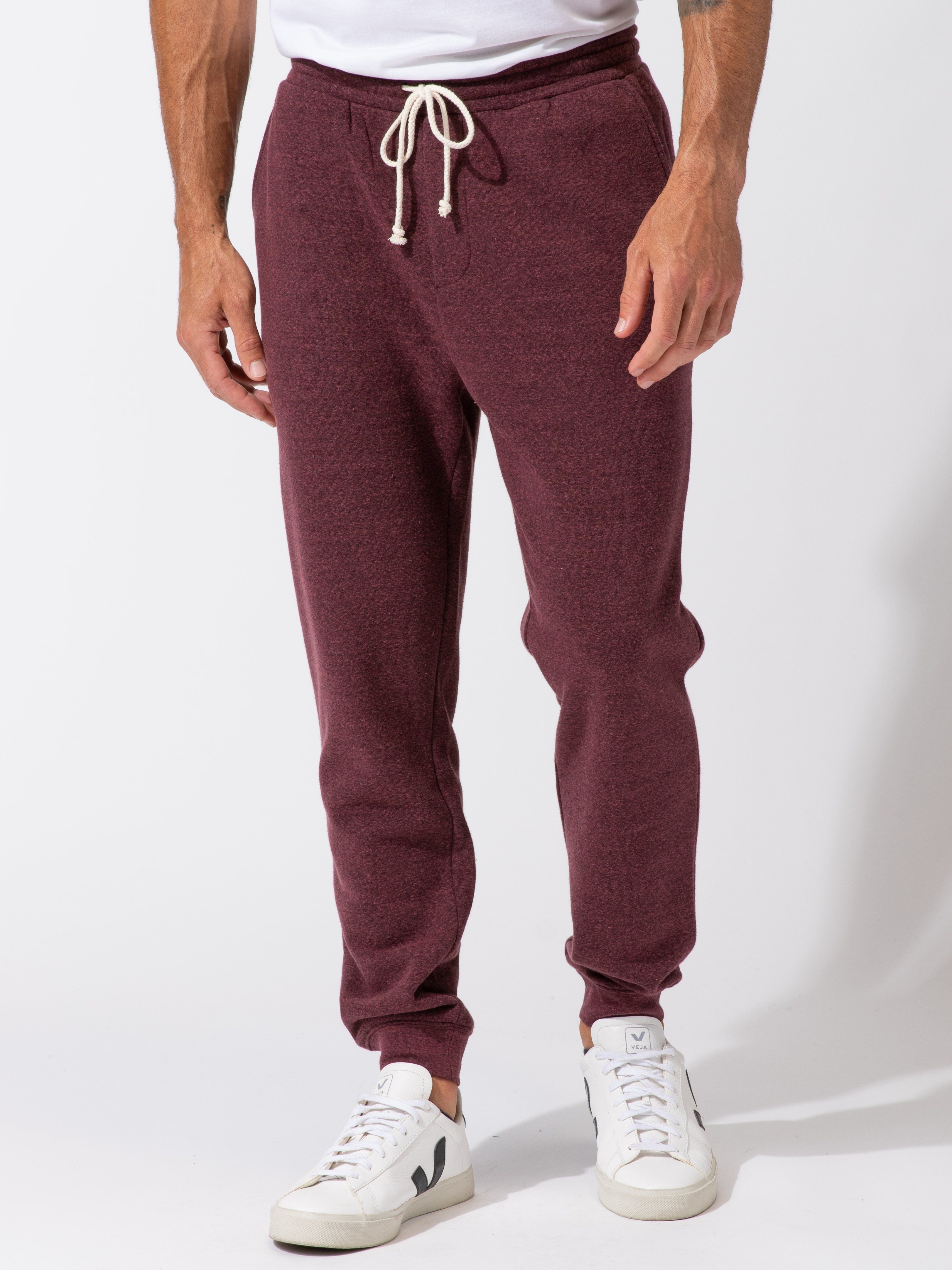 Triblend Slim Jogger in Heather Grey – Threads 4 Thought