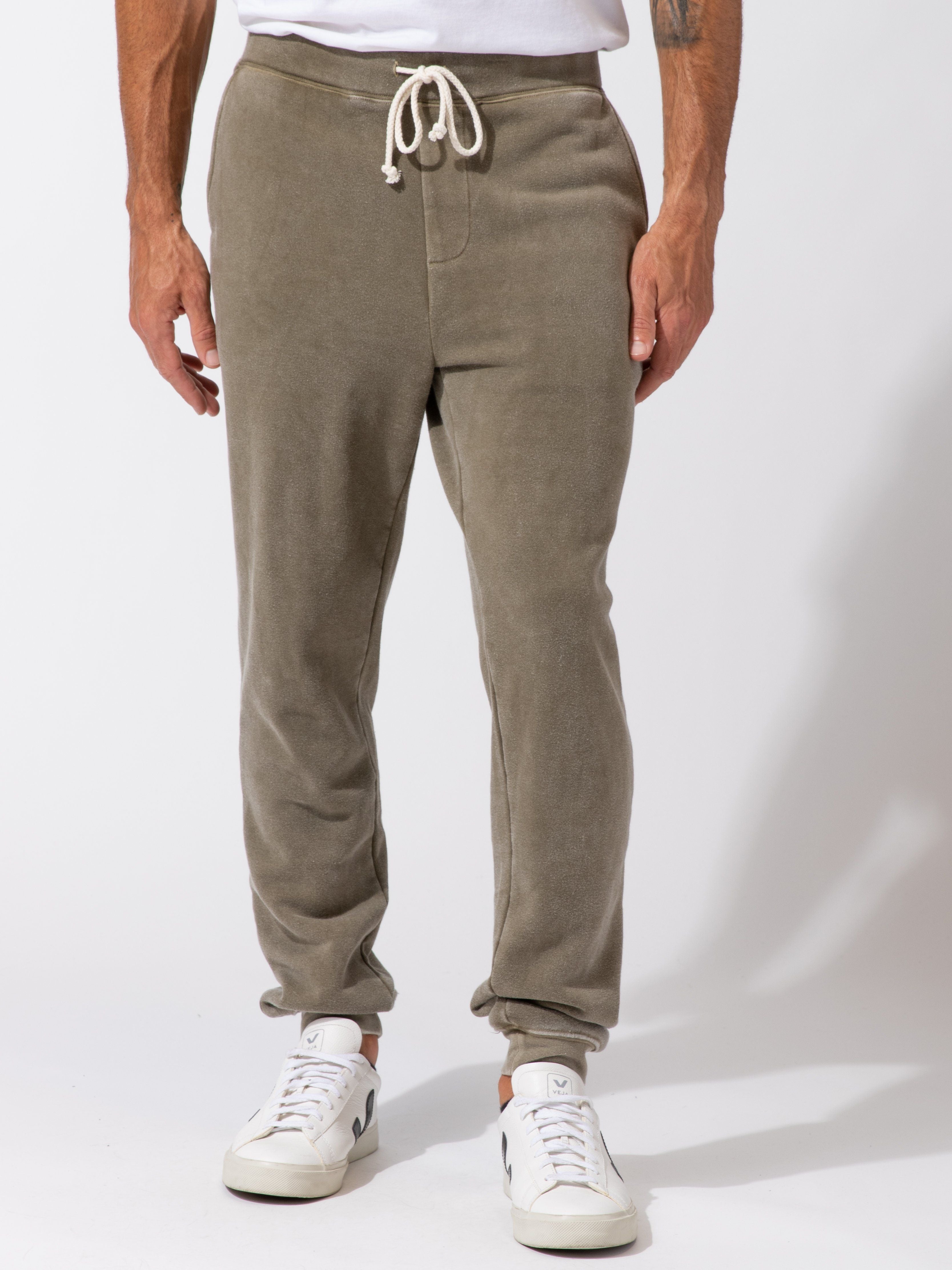 Mineral Washed Ribbed Joggers