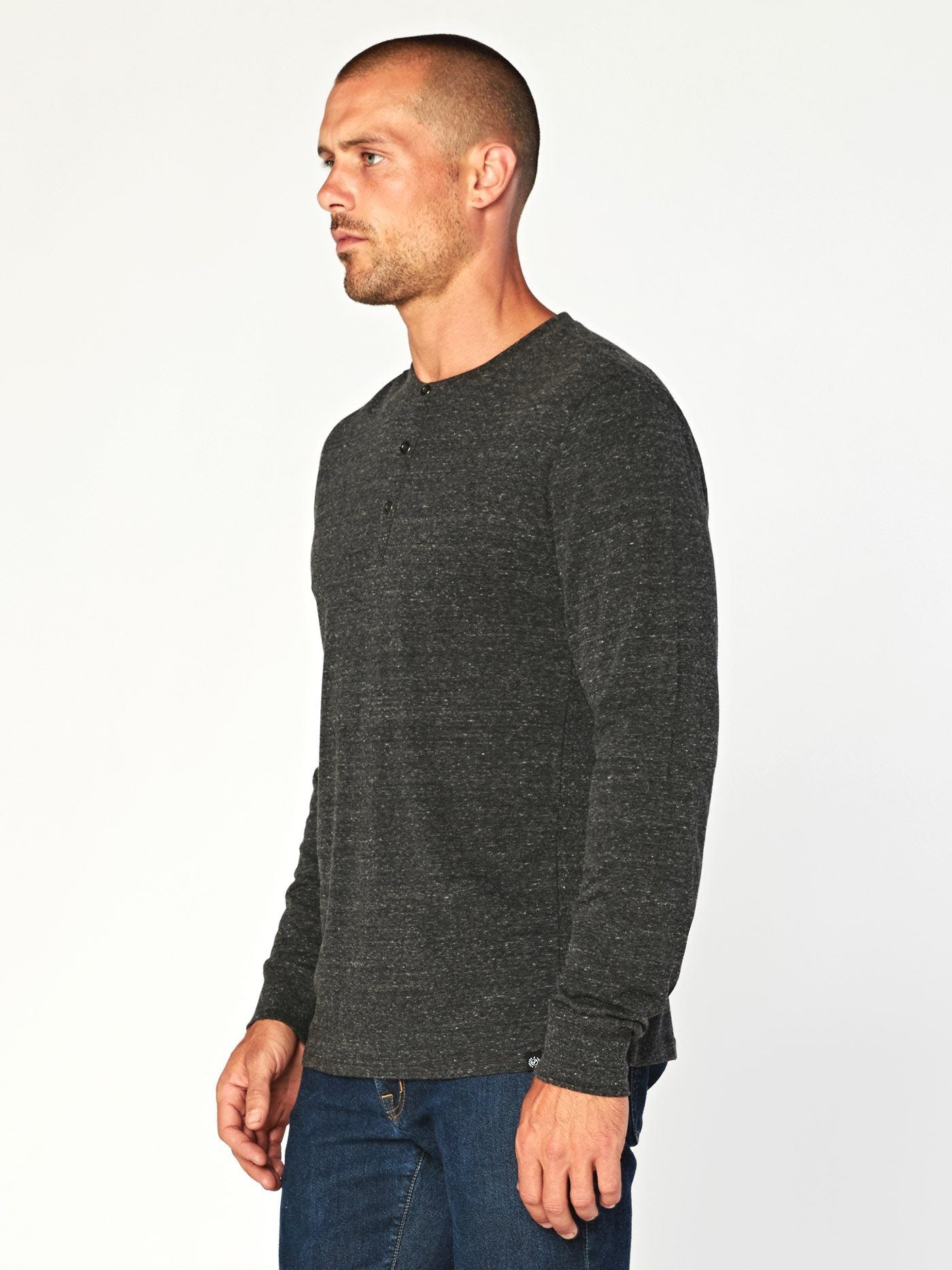 Triblend Henley Mens Tops Threads 4 Thought