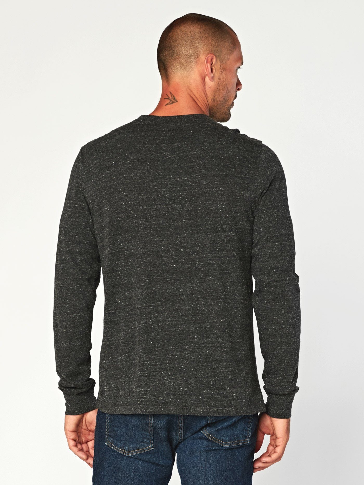 Triblend Henley Mens Tops Threads 4 Thought