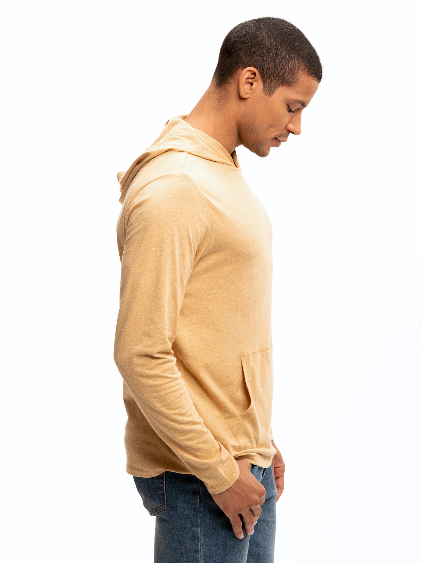 Triblend Ls Raglan Sweatshirt in Gunmetal – Threads 4 Thought