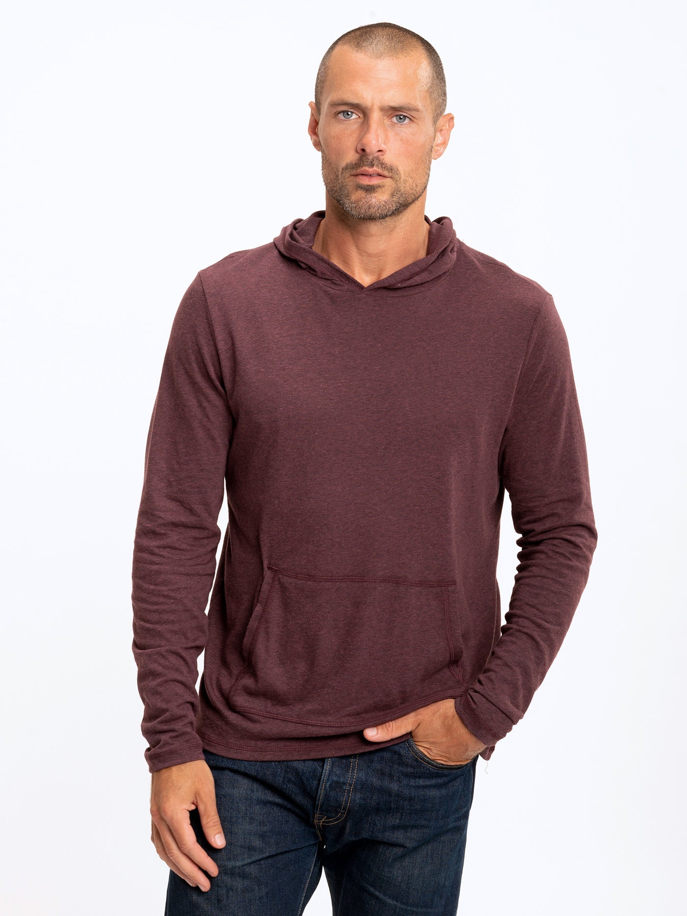 Triblend Ls Raglan Sweatshirt in Gunmetal – Threads 4 Thought