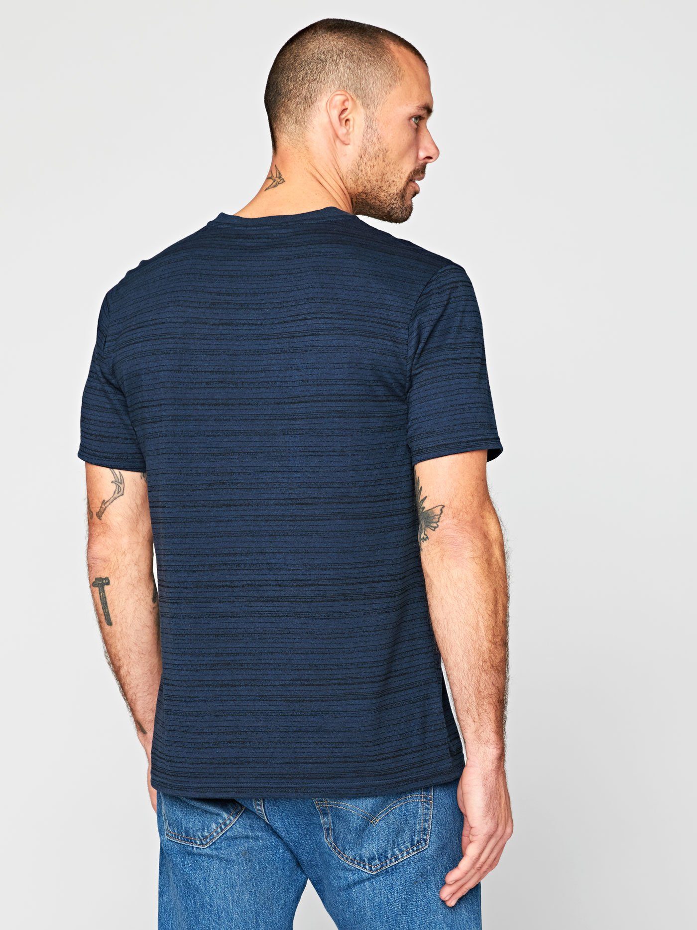 Jorah Short Sleeve Slub Notch Neck Tee – Threads 4 Thought