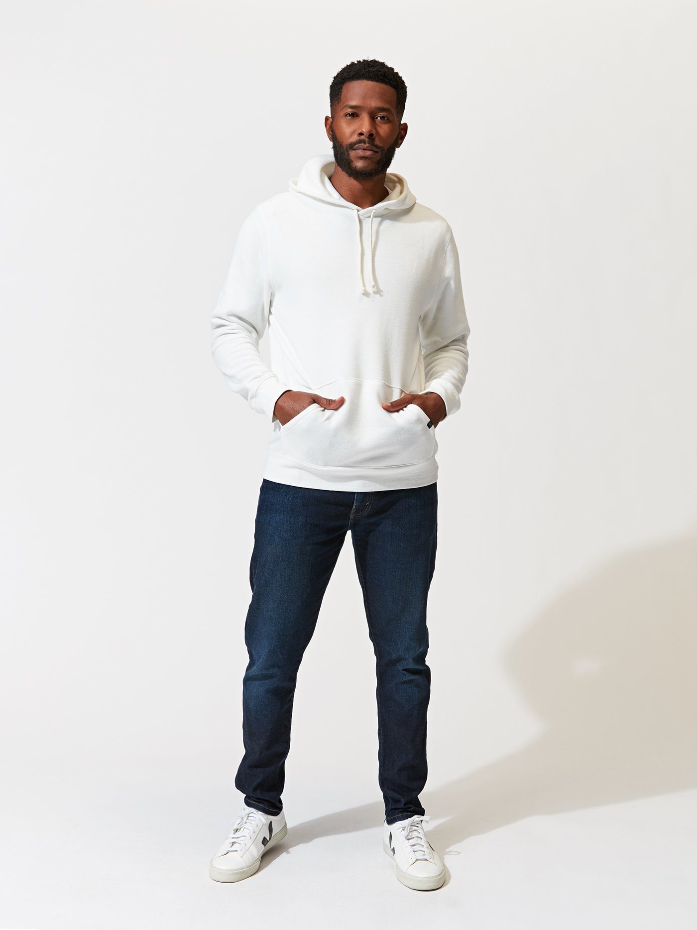 Triblend Pullover Hoodie in Heather Grey – Threads 4 Thought