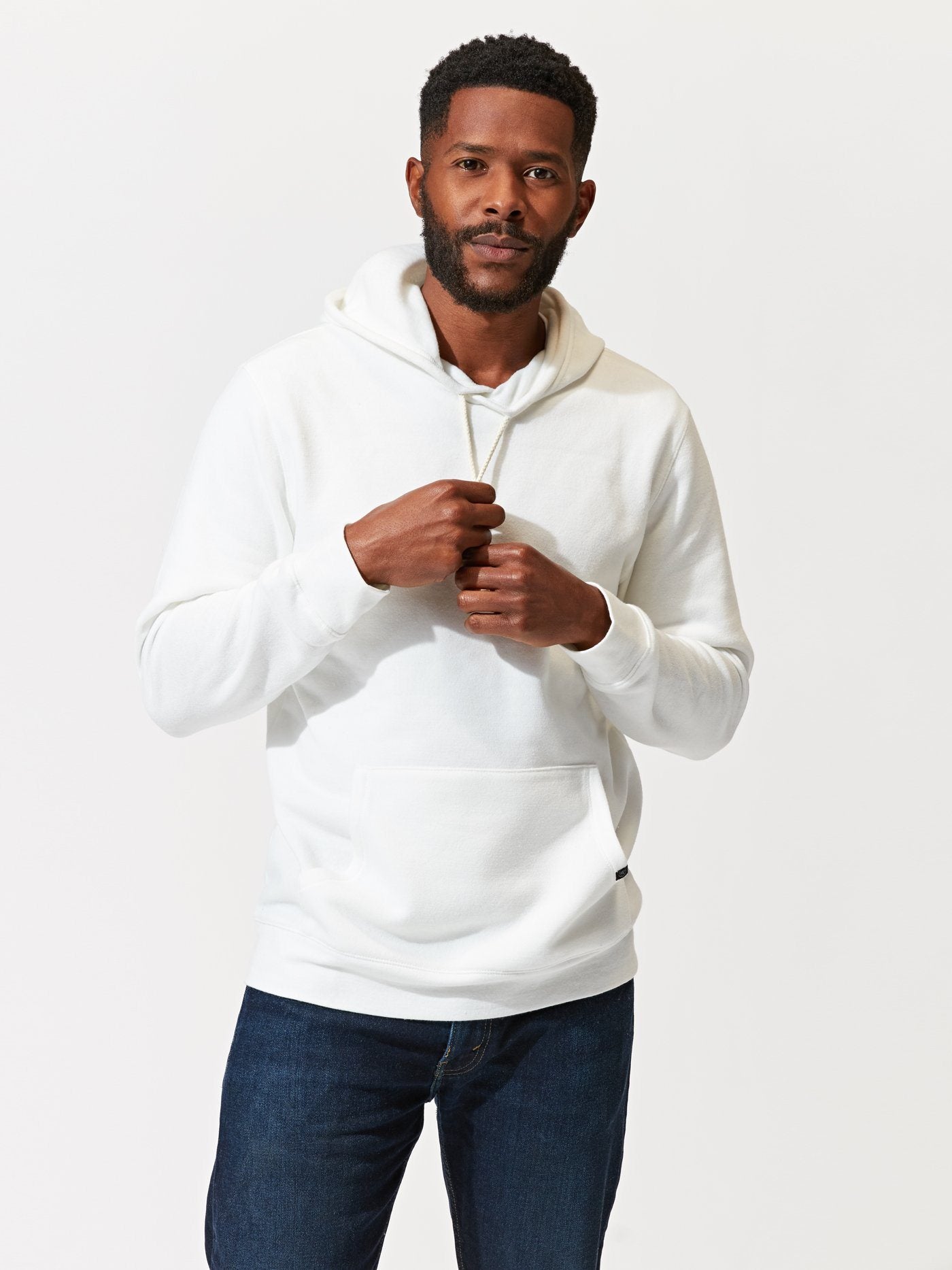 Triblend Pullover Hoodie in Heather Grey – Threads 4 Thought