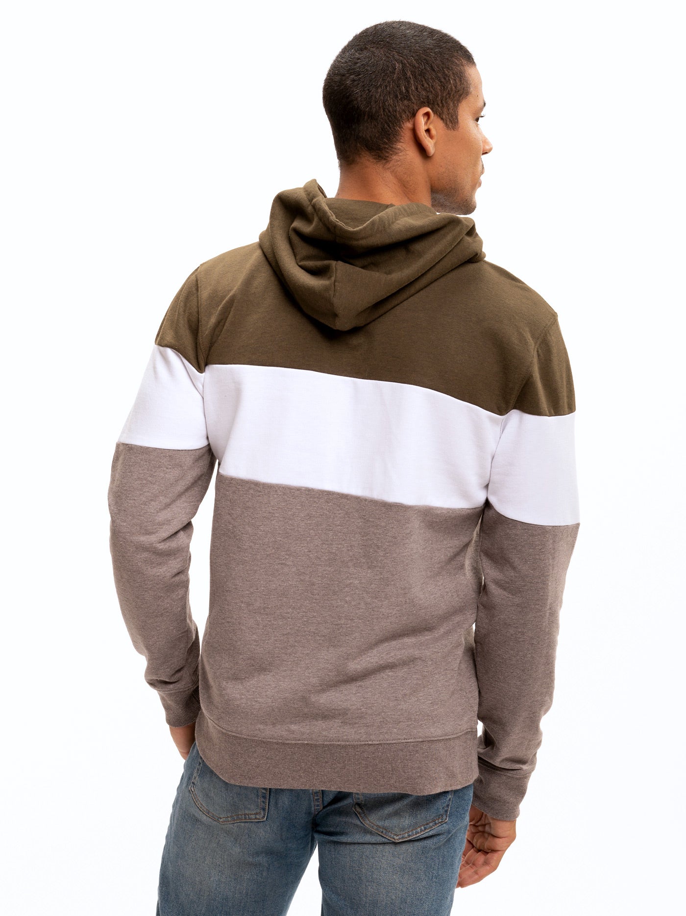 Romero Colorblock Pullover Hoodie Mens Outerwear Sweatshirt Threads 4 Thought 