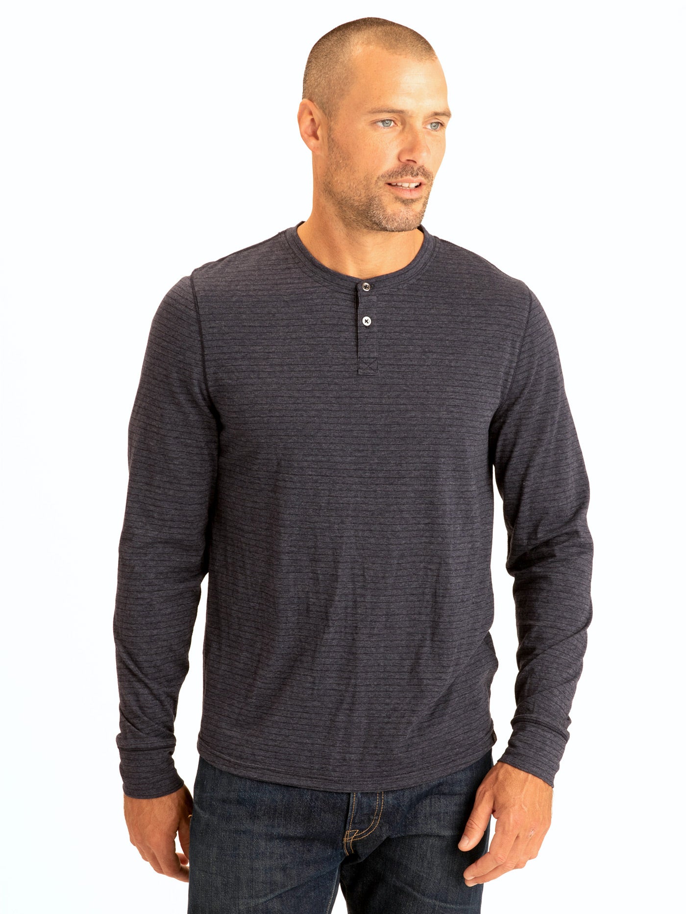 Triblend Ls Raglan Sweatshirt in Gunmetal – Threads 4 Thought