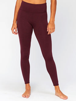 burgundy leggings womens