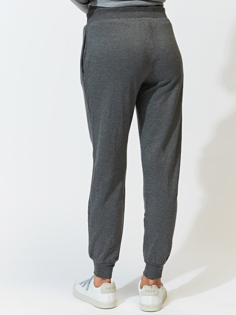 Connie Jogger in Heather Charcoal – Threads 4 Thought