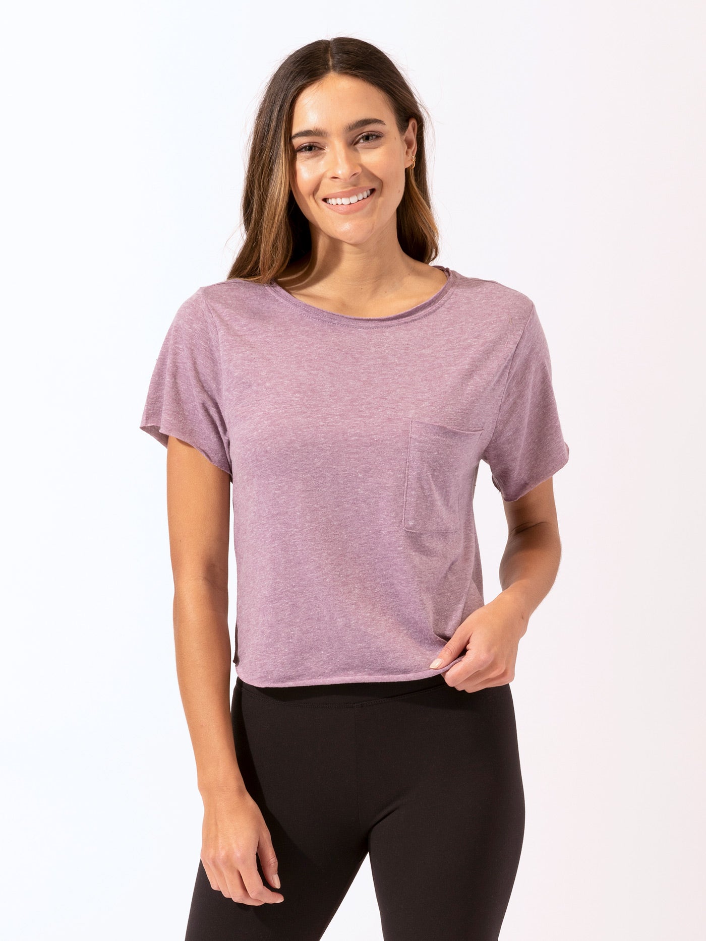 Maggie Triblend Tee Womens Tops Short Threads 4 Thought 