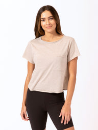 Maggie Triblend Tee Womens Tops Short Threads 4 Thought 