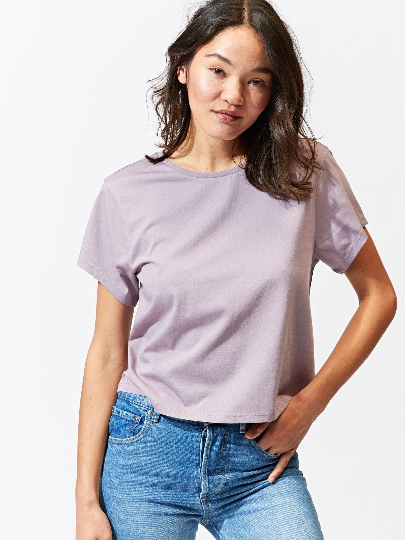 Women’s Invincible Cropped Crew Tee Womens Tops Tee Threads 4 Thought