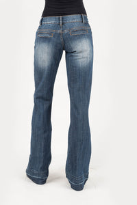 Stetson Ladies Jean- 214 Trouser Fit Stetson Womens Jeans Slash Back Pocket Wcoin Pocket