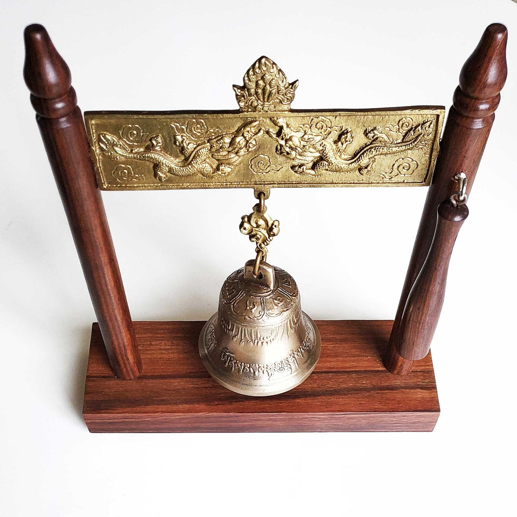 Cloche tibétaine petite - cloche chantante fabriquée avec un