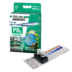 The JBL AquaTest PO4 test for checking the phosphate level in the pond or aquarium