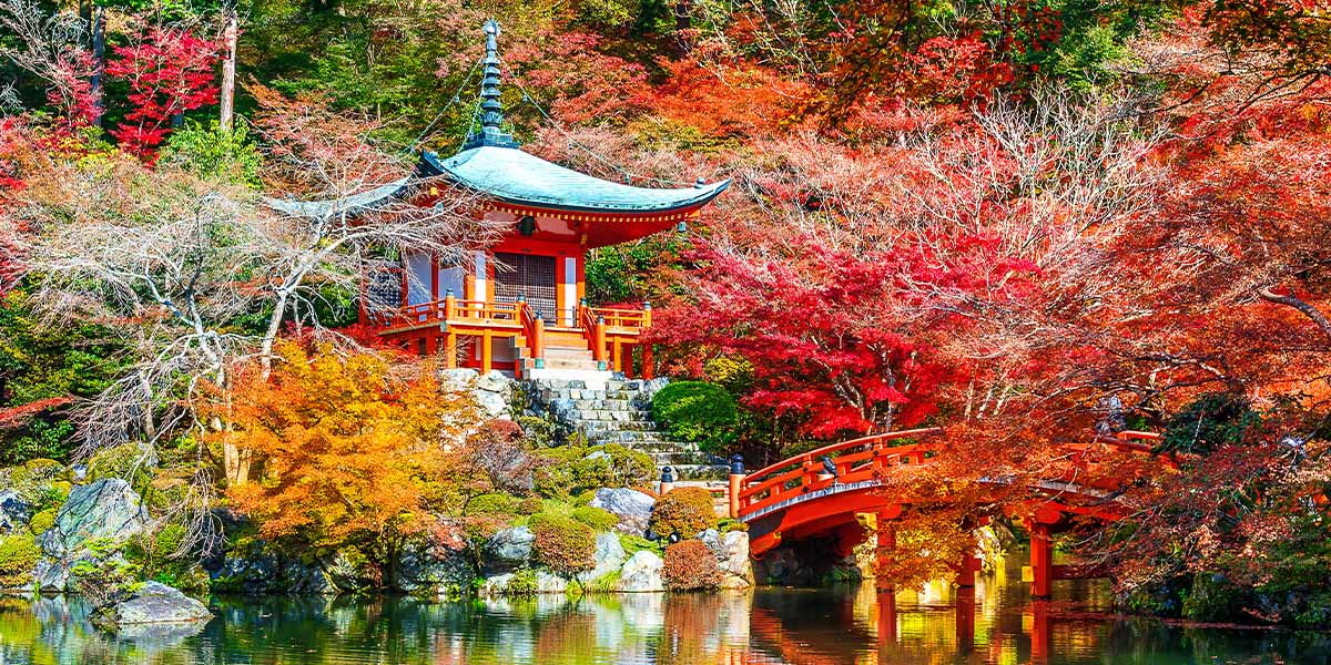 De legendarische Daigo-ji-tempeltuin in Kyoto en zijn ongelooflijke vijver