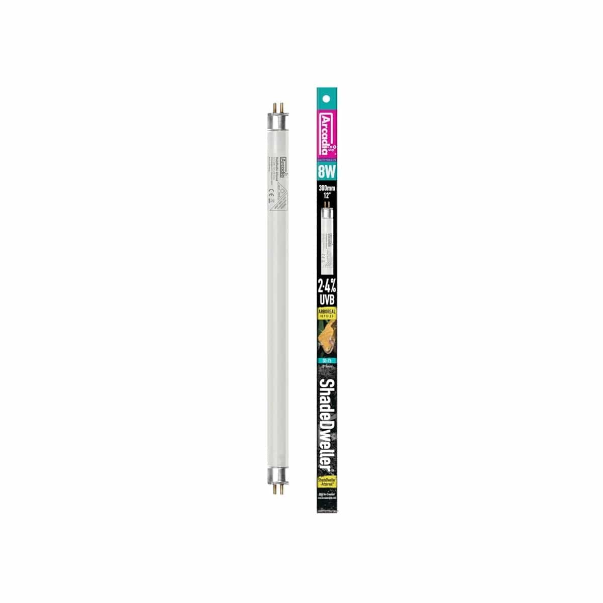  ARCADIA SHADEDWELLER 2,4% UVB LAMP 8 WATT ARBOREAL
