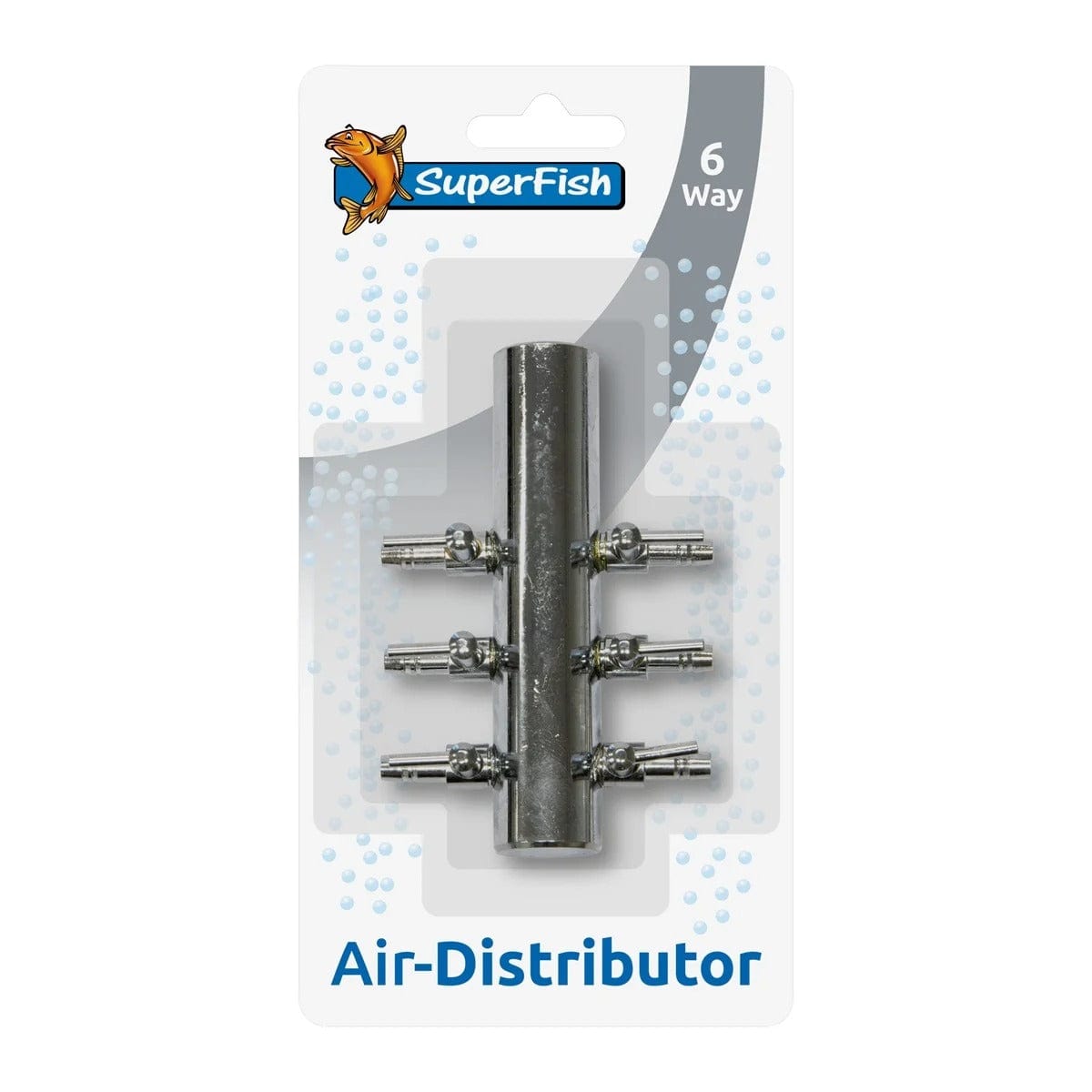  STAINLES AIR DISTRIBUTOR WITH 6 OUTLETS