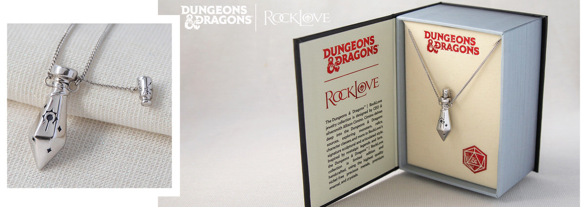 RockLove officially licensed Dungeons and Dragons jewelry Cleric Vial
