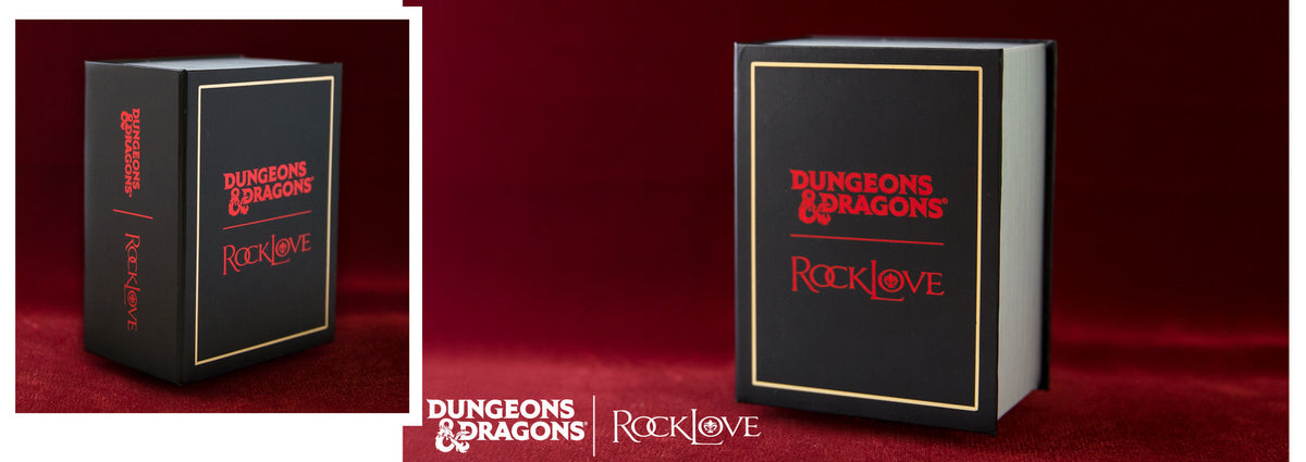 RockLove officially licensed Dungeons and Dragons jewelry Collector Book Box