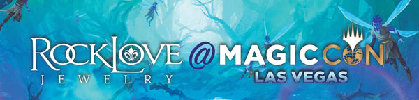 RockLove Jewelry at MagicCon Las Vegas 2023 logo Wilds of Eldraine