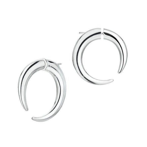  Shaun Leane Quill Sterling Silver Large Hoop Earring 