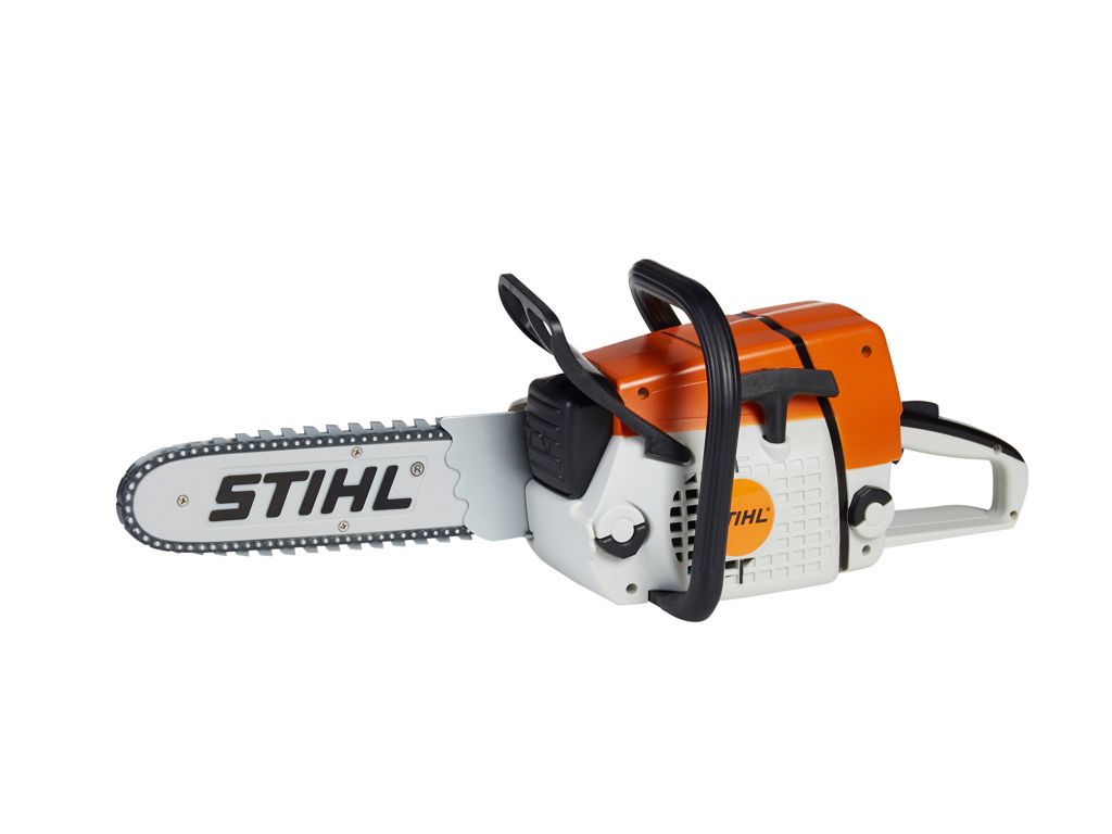 Штиль дети. Бензопила-игрушка Stihl 04649340000. Бензопила Stihl MS 170/180. Stihl pe110. Бензопила игрушка.