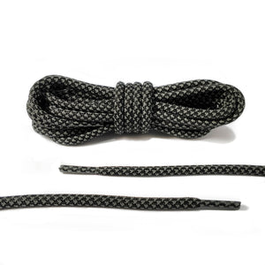 black rope laces