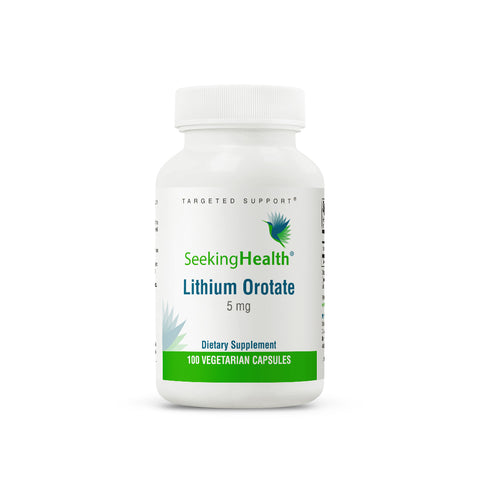 Lithium Orotate - 100 Vegetarian Capsules