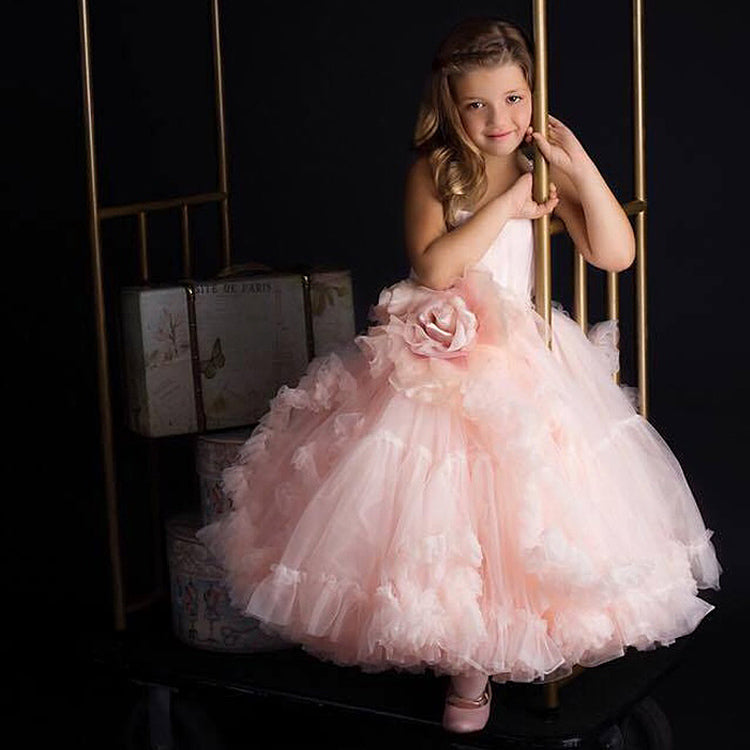 pink princess ball gown