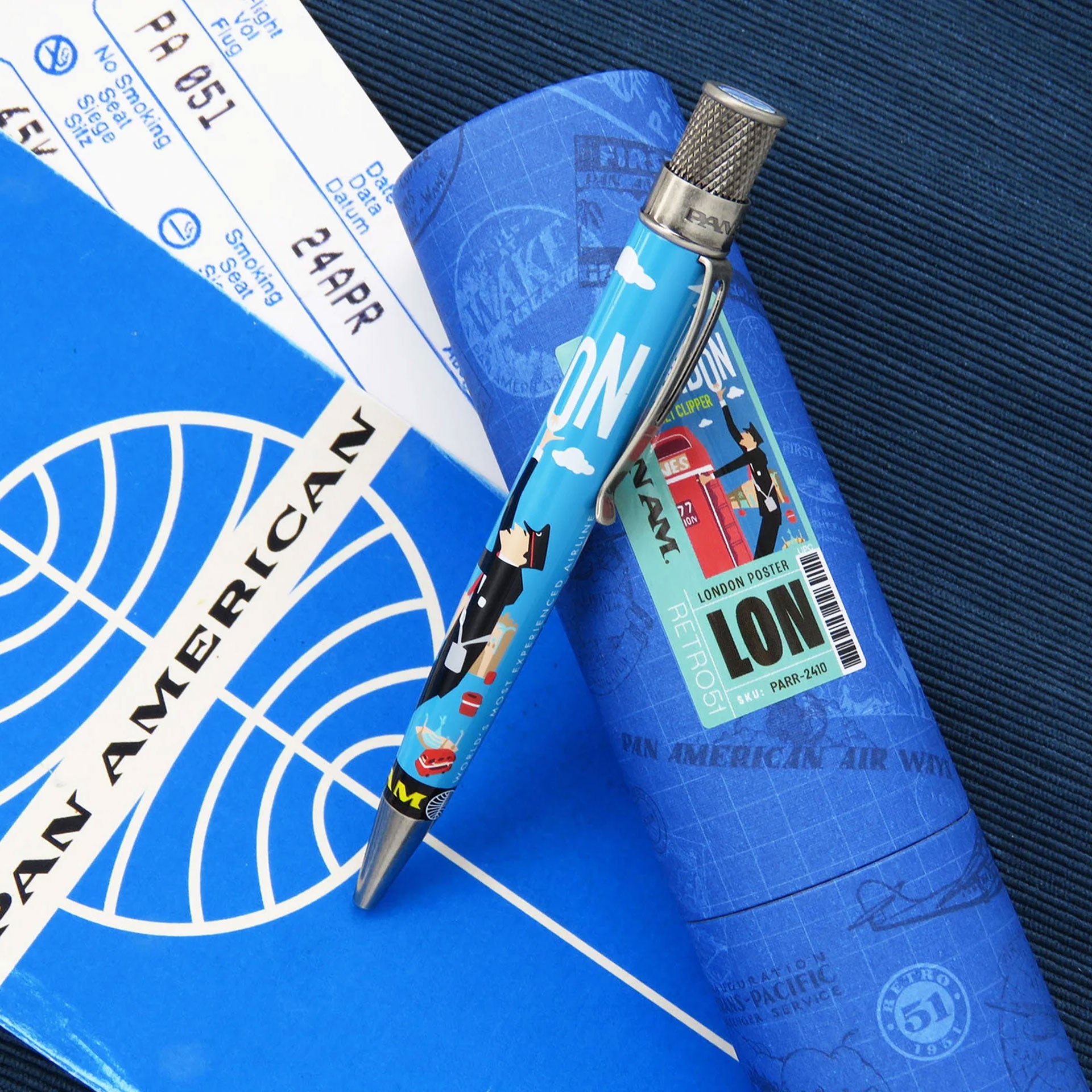 Retro 51 Pan Am® - London Poster Rollerball-image-4