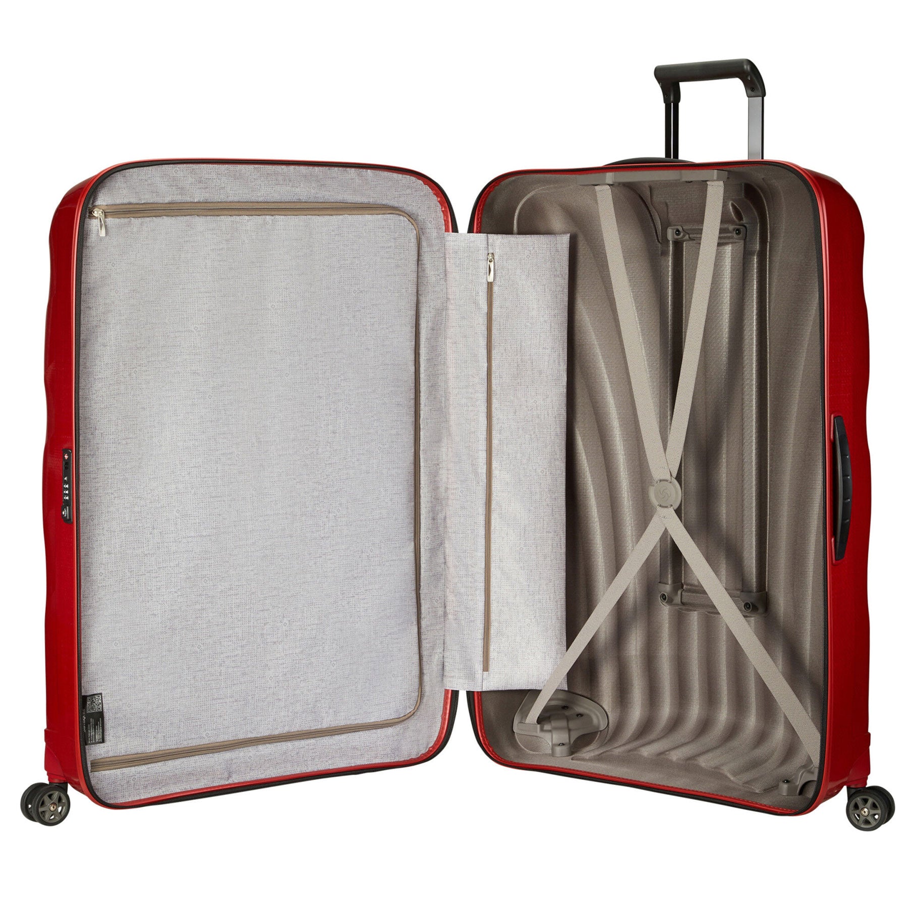 Samsonite Black C-Lite Spinner Red | Altman Luggage – Altman Luggage