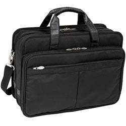 Clinton Leather Detachable Wheeled Laptop Case