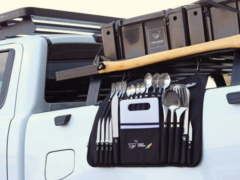 kitchenware utensil organizer package on truck side bed