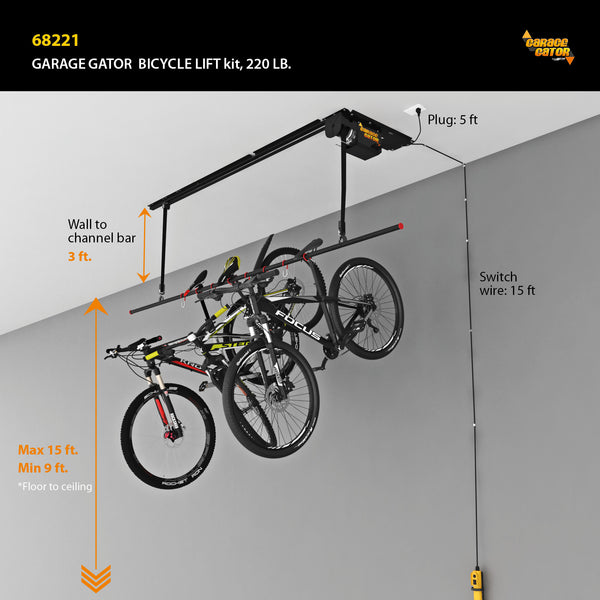 Garage Gator 8 Bike Storage Lift 220 Lb Garagegator