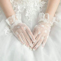 bridal short gloves