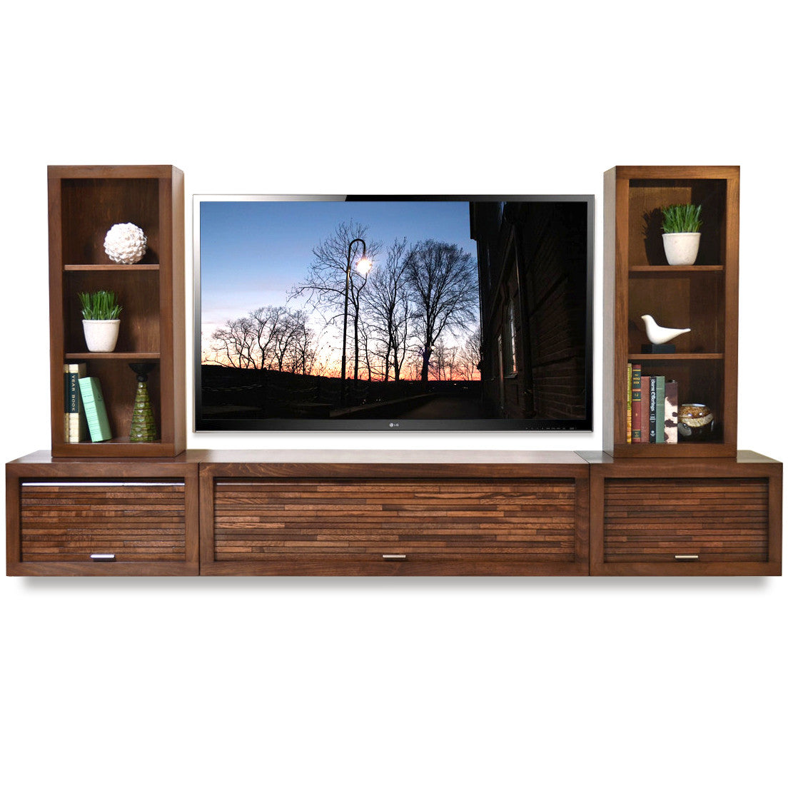 Floating Entertainment Center Wall Mount TV Stand - ECO 