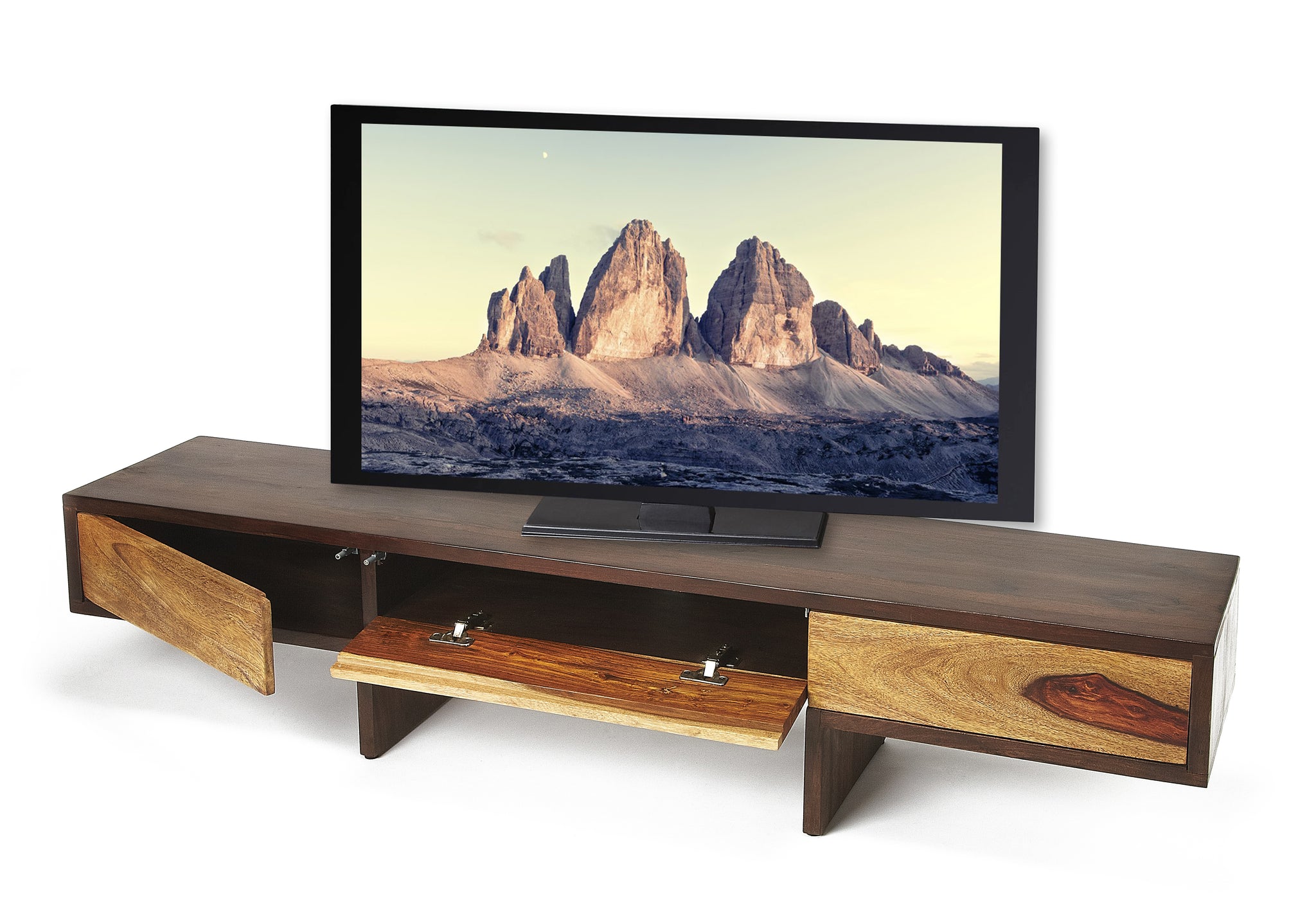 Modern TV Stands &amp; Rustic Media Consoles - Woodwaves